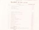 Nakamura-Nakamura CNC Lathe Slant 2 Parts Manual 1992-Slant 2-02